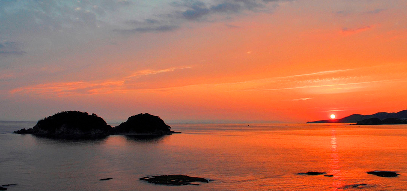 鹿島の夕日